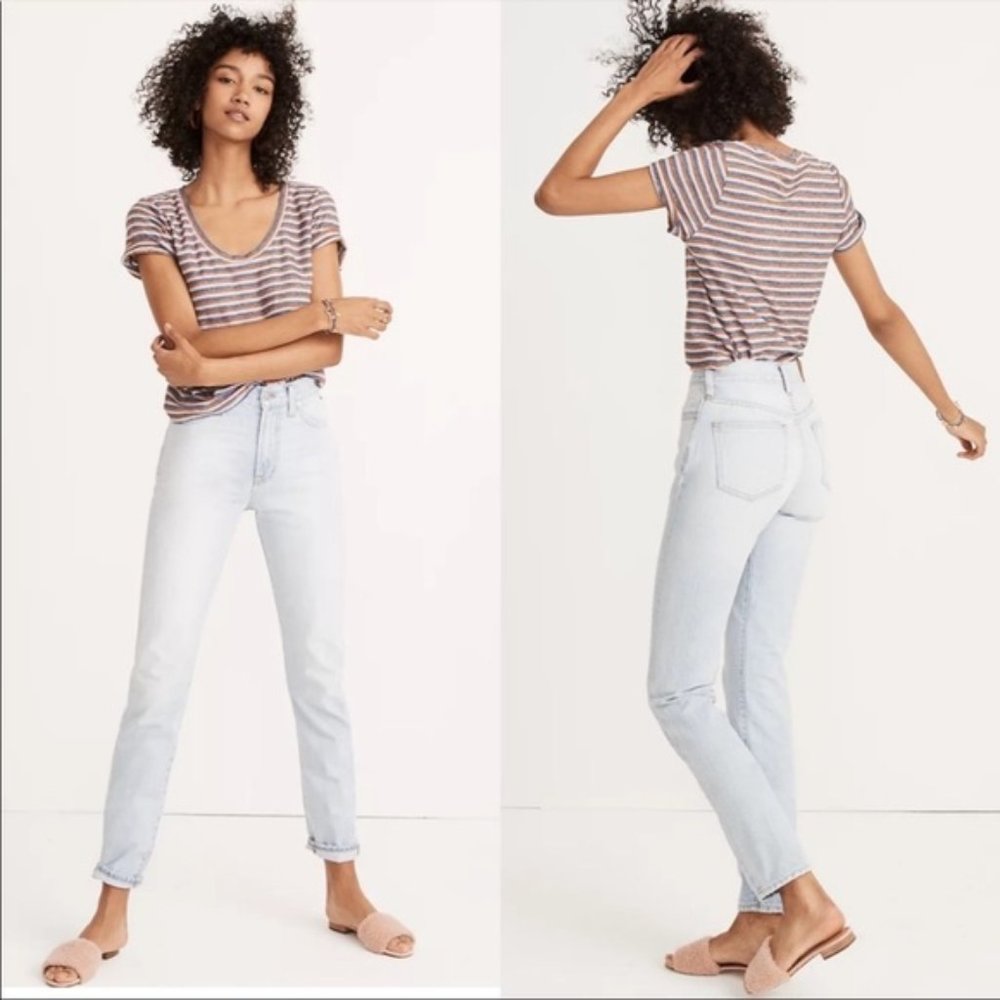NEW Madewell Womens The Perfect Vintage High Rise Jeans in Fitzgerald Wash SZ 23